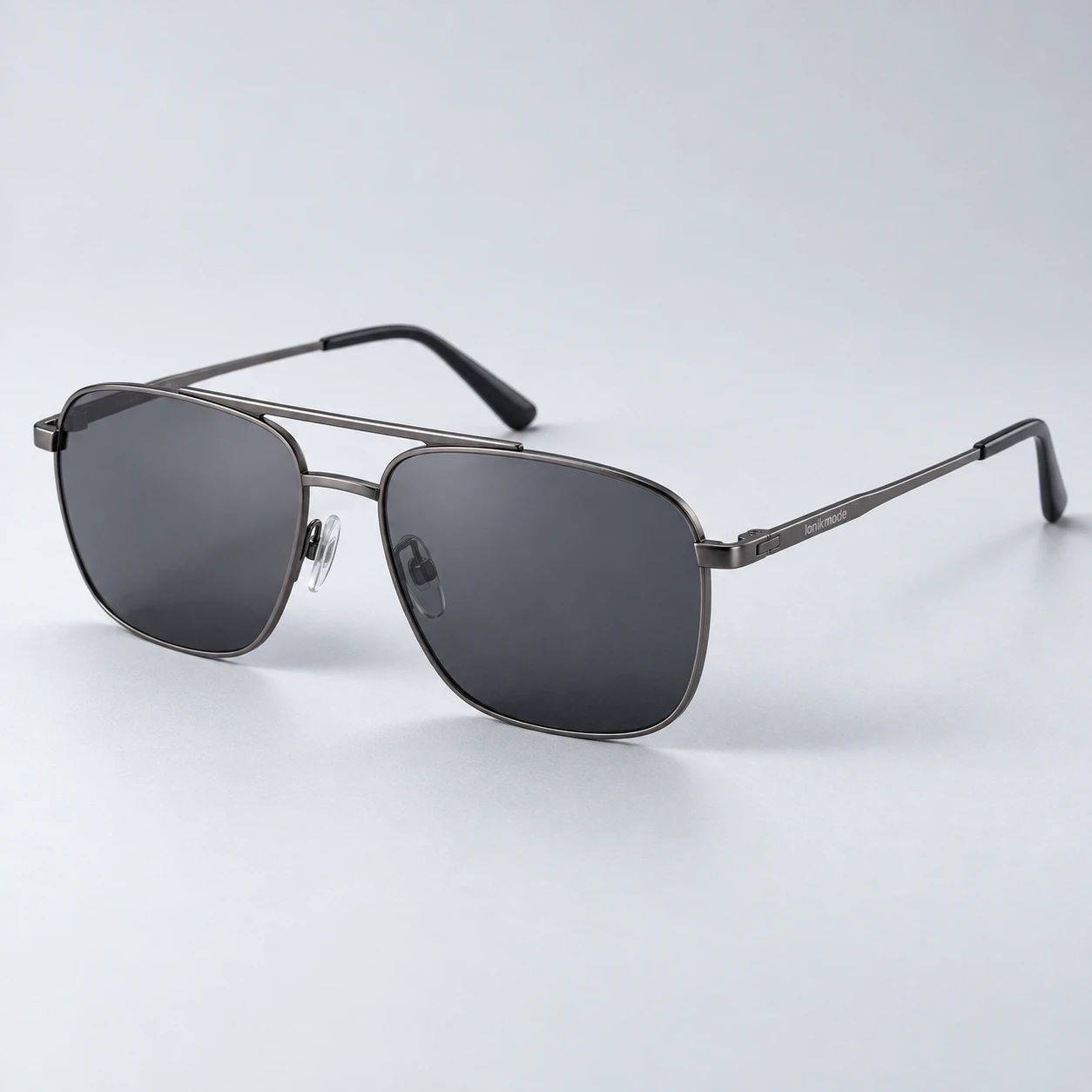 Grid Navigator, Gunmetal frame with smoke gray lenses
